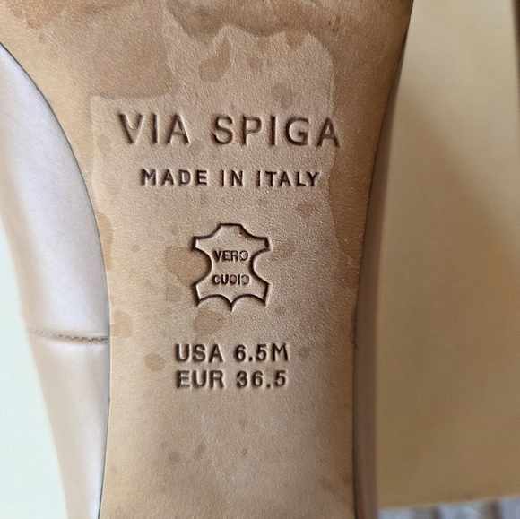 Via Spiga Women's Nude Pumps Size 6.5 - Picture 9 of 10